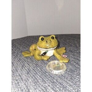 Coca-Cola International Bean Bag Plush Puerto Rico Hopps Coki Frog 1999